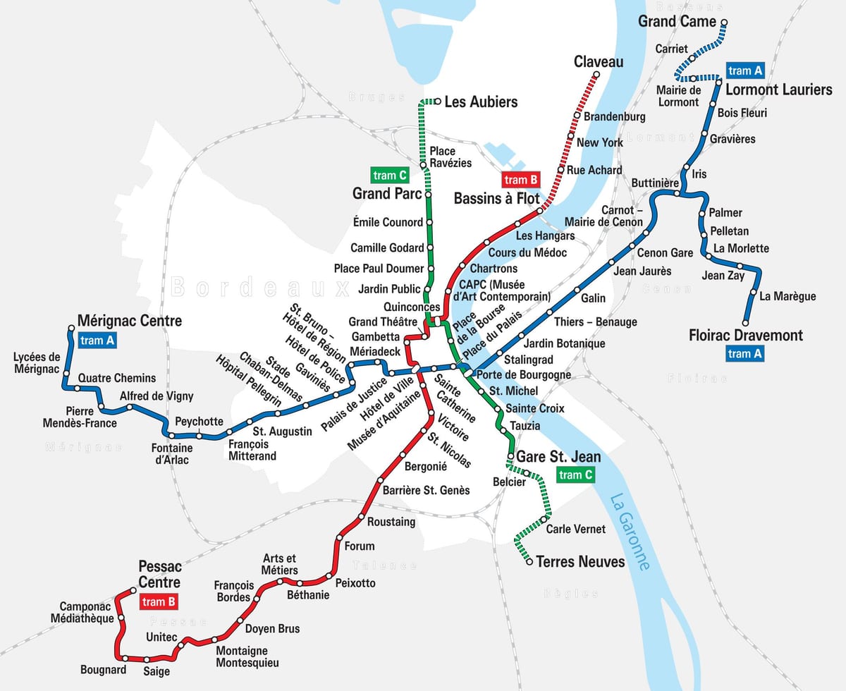 Bordo traukinių stotis map