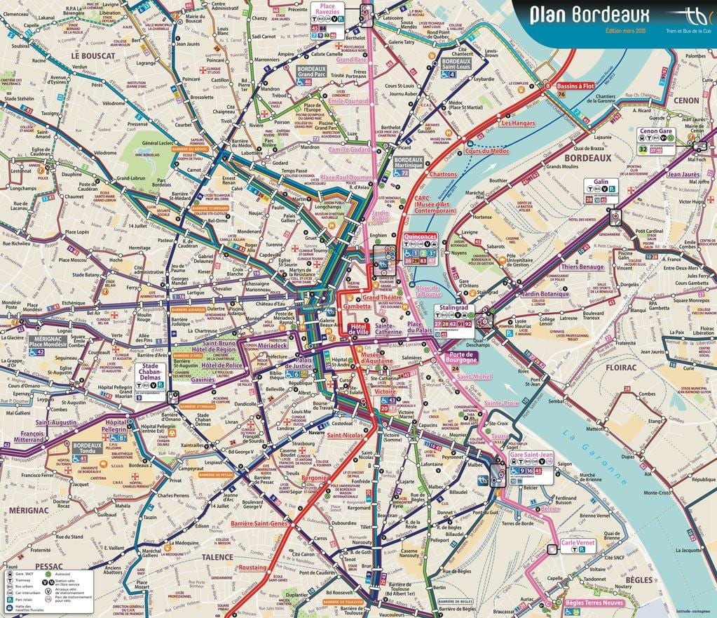 Bordo autobusų maršruto žemėlapį