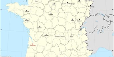 Bordo savivaldybių žemėlapis